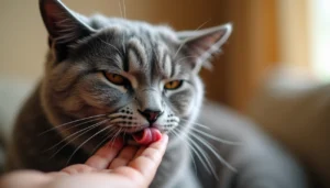 Read more about the article Why Does My Cat Lick Me? A Vet Explains The Hidden Meaning